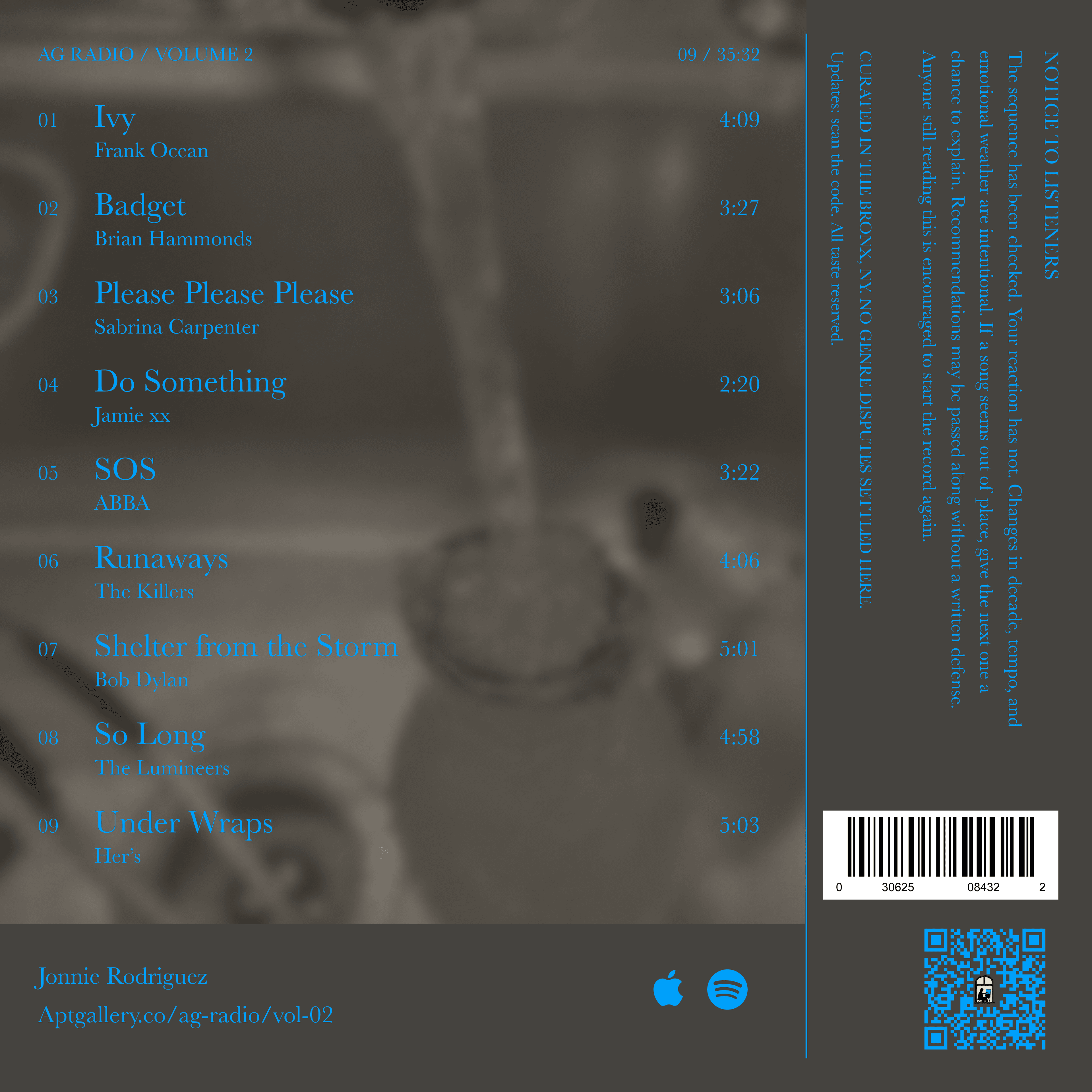 Volume 2 — back cover