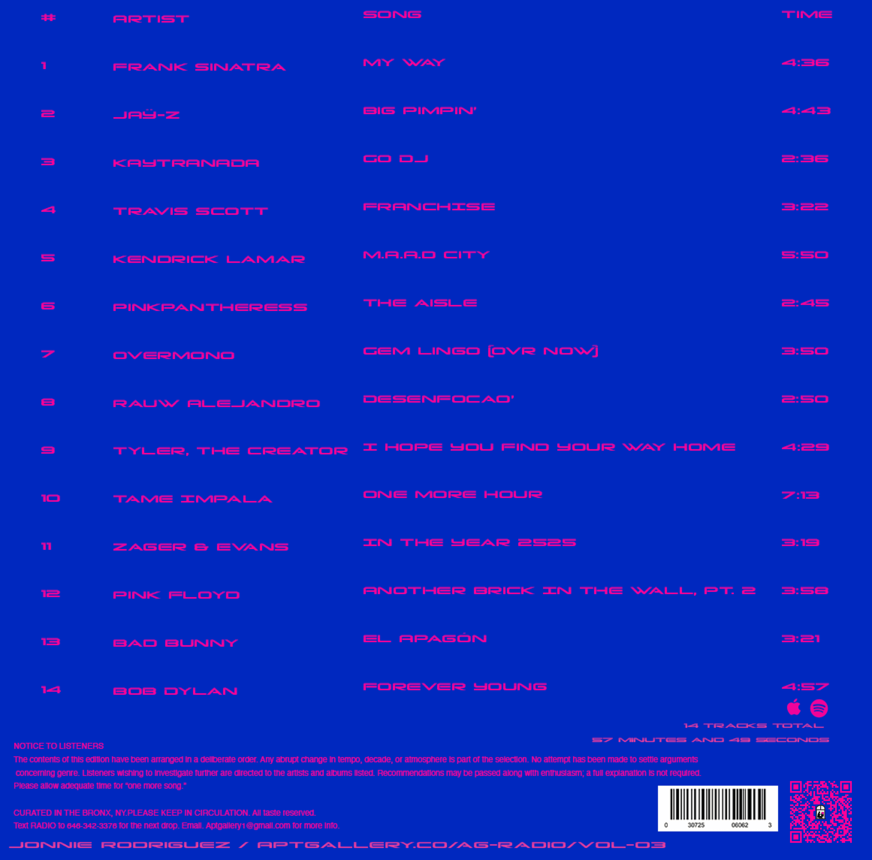 Volume 3 — back cover