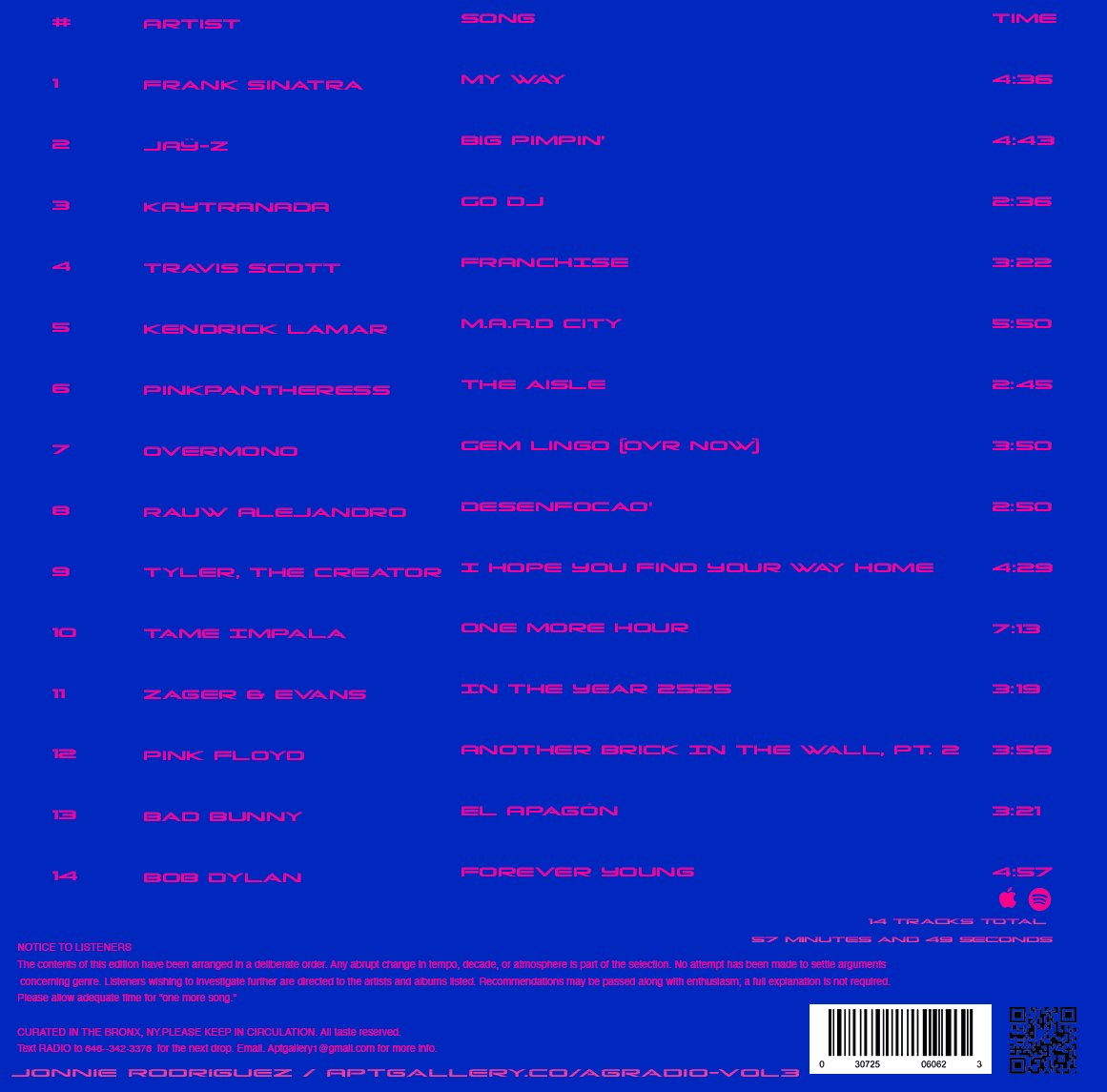 Volume 3 — back cover