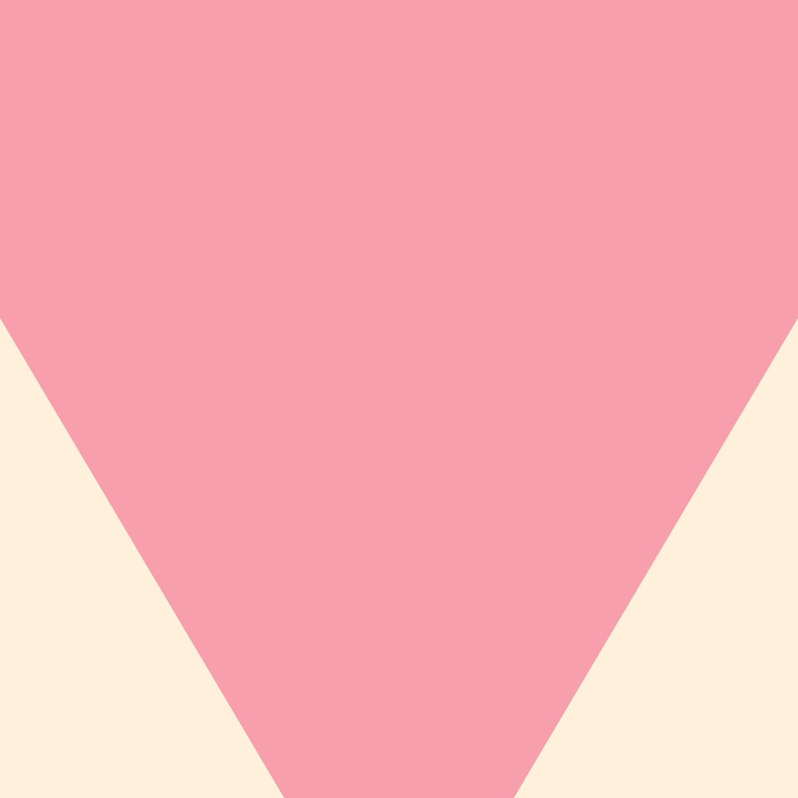A pink geometric panty shape framed by pale skin tones