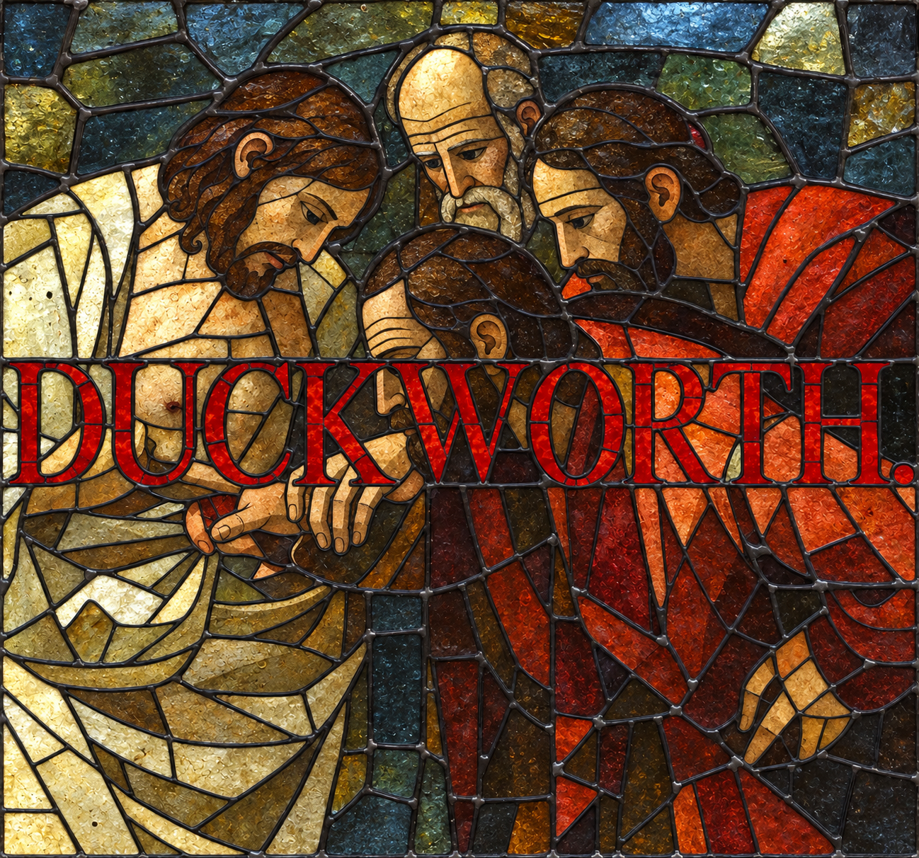 DUCKWORTH. — stained-glass interpretation.